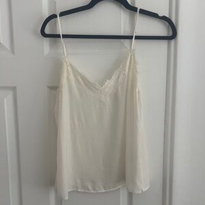BP Cream Lace V-Neck Top